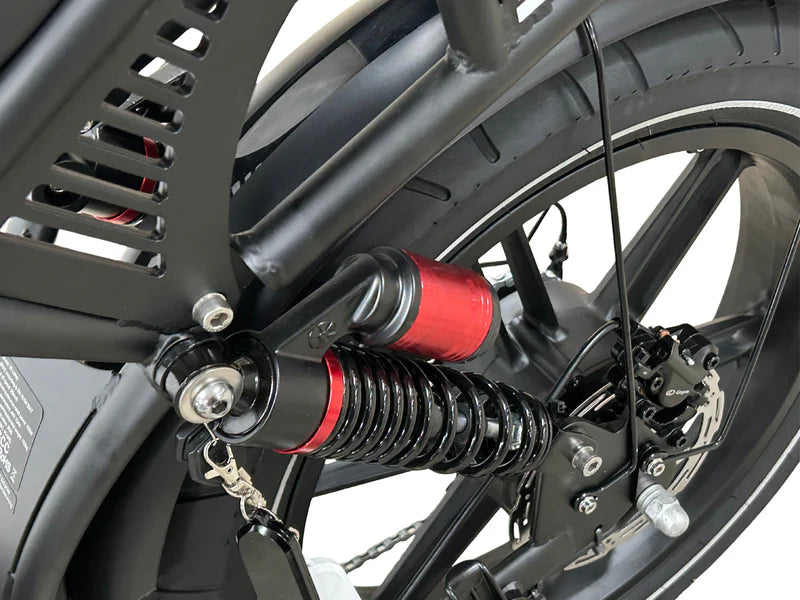 OUXI V8 Ultra Fatbike - 2026 Model - Zwart (inclusief achterzitje, voetsteuntjes & alarm)