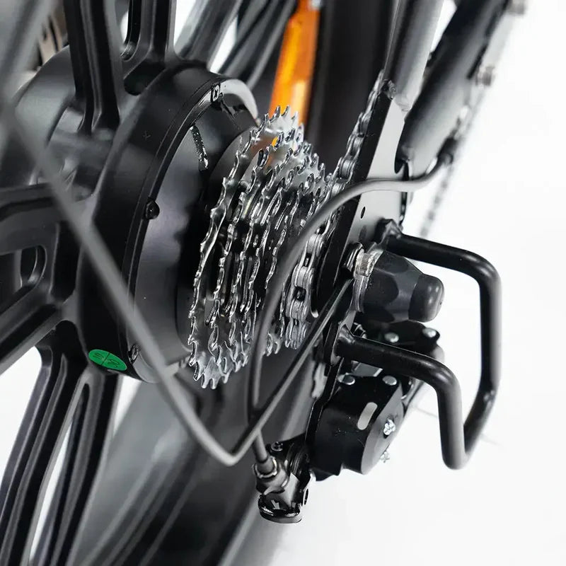 QM Wheels V20 Pro Fatbike – Zwart (inclusief achterzitje, voetsteuntjes, voorrek & alarm)