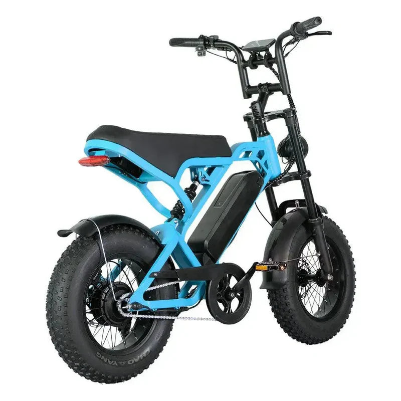 QM Wheels V20 Pro Mini Fatbike - Blauw