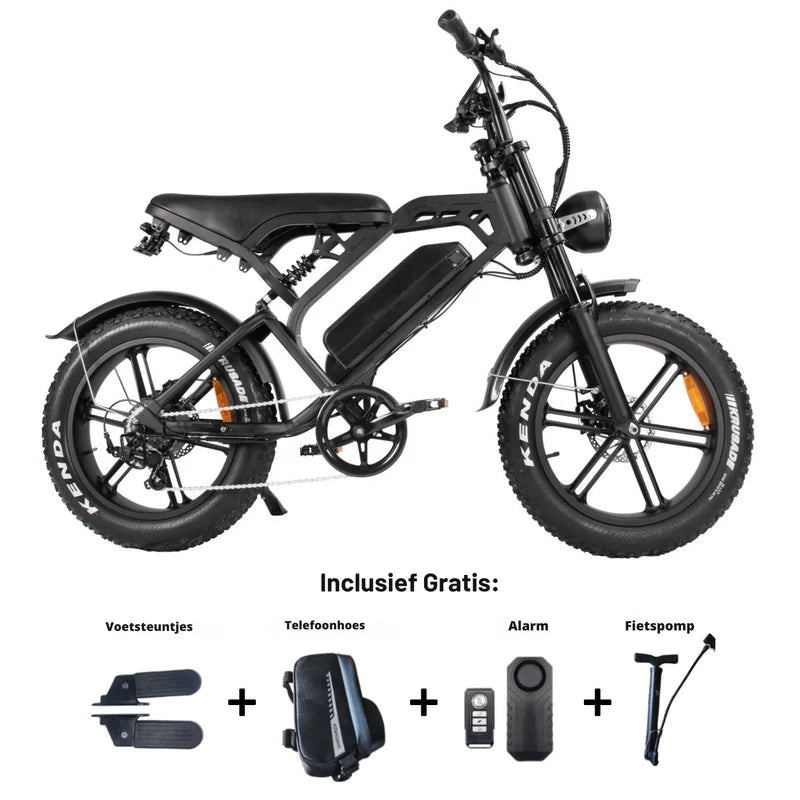 QM Wheels V20 Pro Fatbike - 2025 Model - Zwart