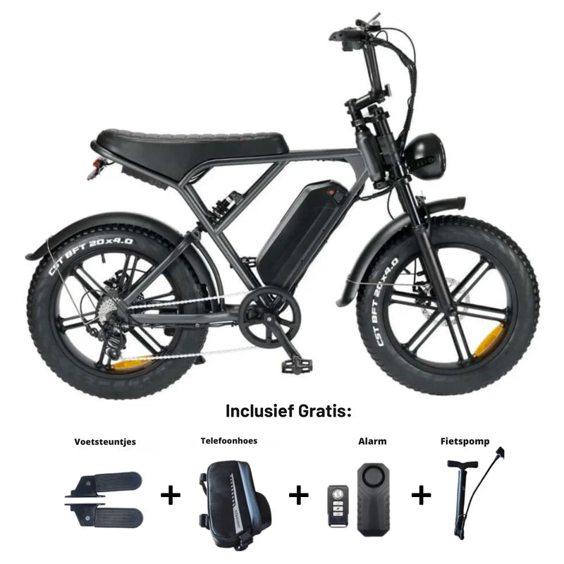 OUXI H9 Fatbike - 2025 Model - Grijs