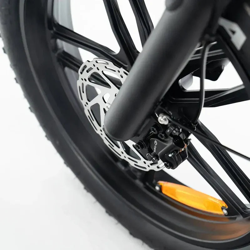 QM Wheels V20 Pro Fatbike – Zwart (inclusief achterzitje, voetsteuntjes, voorrek & alarm)
