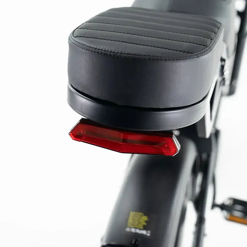 QM Wheels V20 Pro Fatbike – Zwart (inclusief achterzitje, voetsteuntjes, voorrek & alarm)
