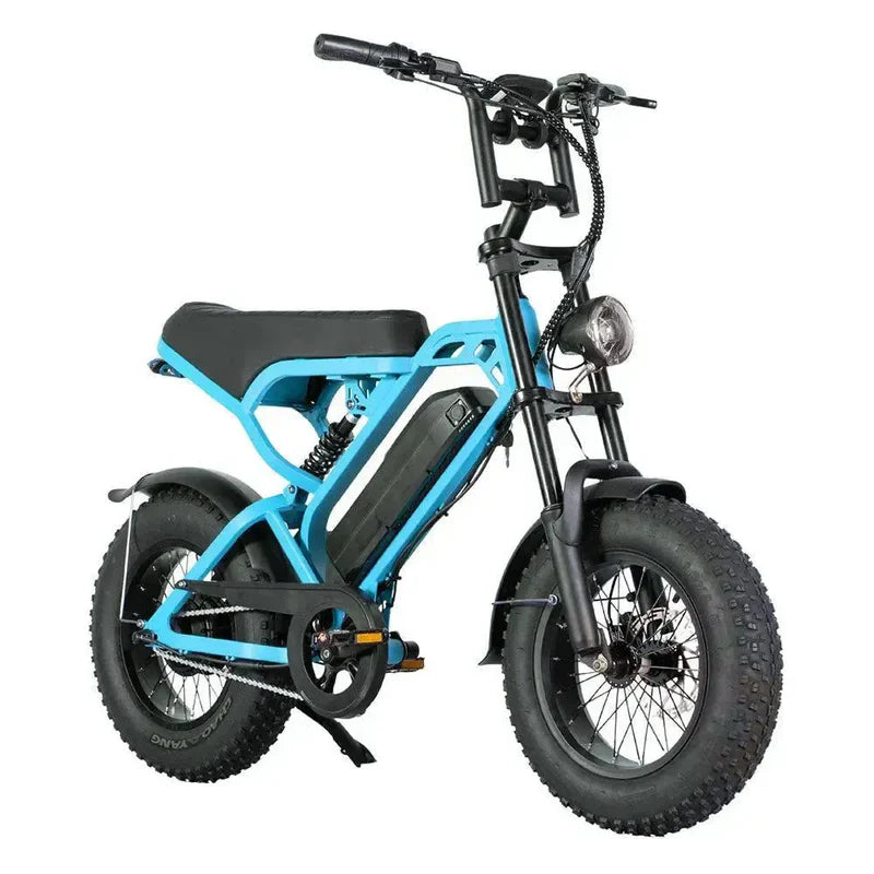 QM Wheels V20 Pro Mini Fatbike - Blauw