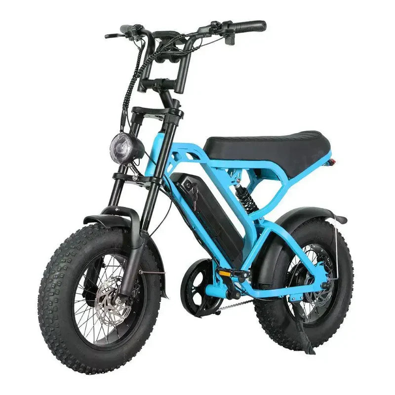 QM Wheels V20 Pro Mini Fatbike - Blauw