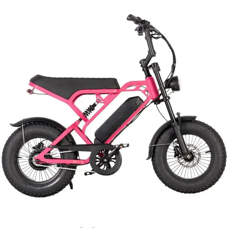 QM Wheels V20 Pro Mini Fatbike - Roze